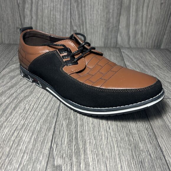 GATSBY Oxford Derby Lace Up Leather Shoes Men’s US 9 AA Brown/Black NEW size 14 main image 7
